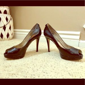 Michael Kors Black Patent Leather Heels